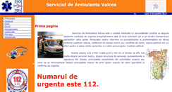 Desktop Screenshot of ambulantavalcea.ro